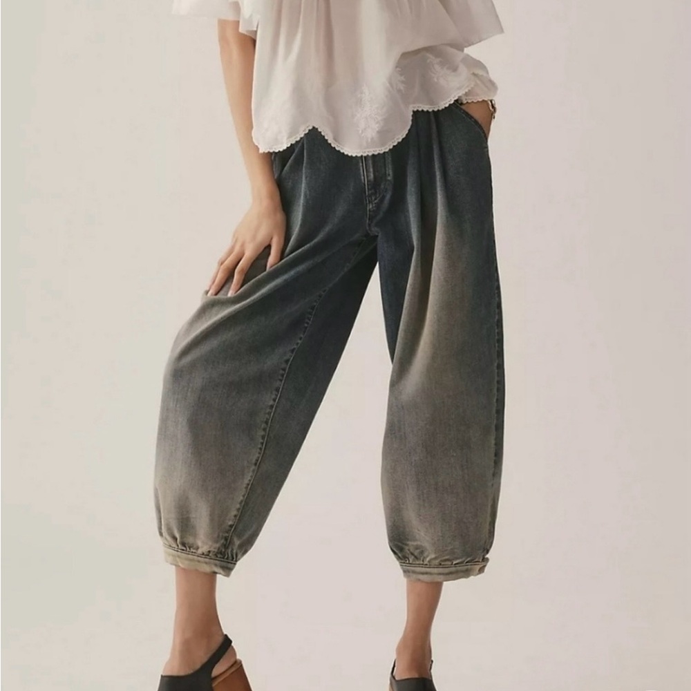 Pilcro Black Ankle Jeans